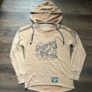 Disney Parks Tan and Navy Hoodie
